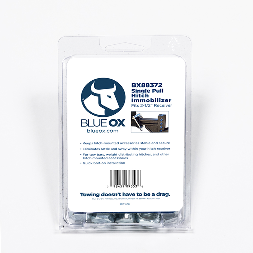 BX88372 Single Pull Immobilizer, 2-1/2” - Blue Ox