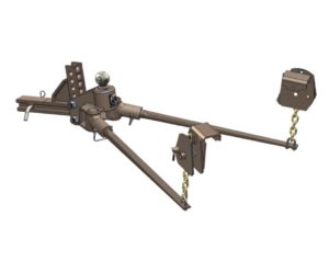 3D rendering of the SwayPro weight distribution hitch