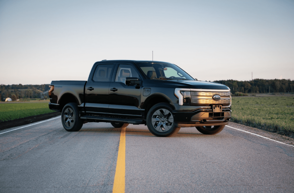 Ford F-150 black truck 