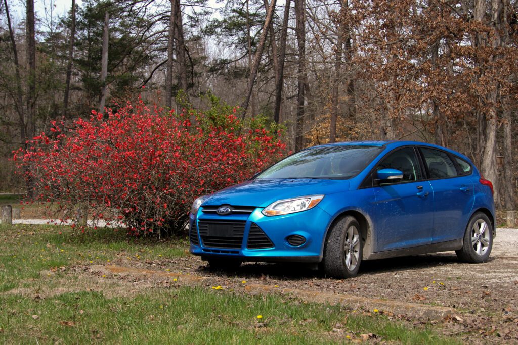 blue ford focus 