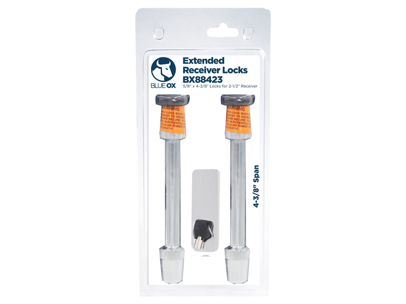 BX88423 Receiver Lock Kit, (2) 5/8” x 4-3/8”, 20K